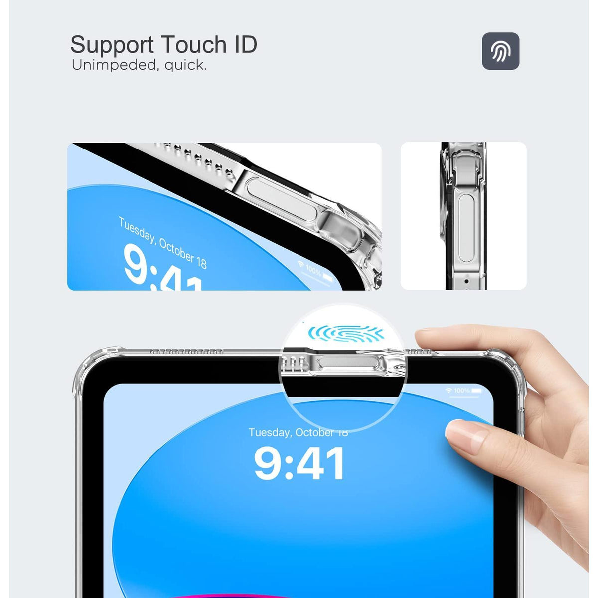 MoKo Clear Case for iPad (A16) 11th Generation 2025 11-inch/10th Generation 2022 10.9 inch, Lightweight Soft TPU, Anti-Scratch Ultra Slim Protective Tablet Cover, Shockproof Impact Resistant, Clear