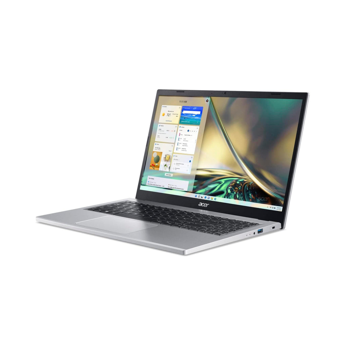 Acer Aspire 3 A315-24P-R7VH Slim Laptop | 15.6" Full HD | AMD Ryzen 3 7320U Quad-Core | AMD Radeon Graphics | 8GB LPDDR5 | 128GB NVMe SSD | Wi-Fi 6 | Windows 11 Home