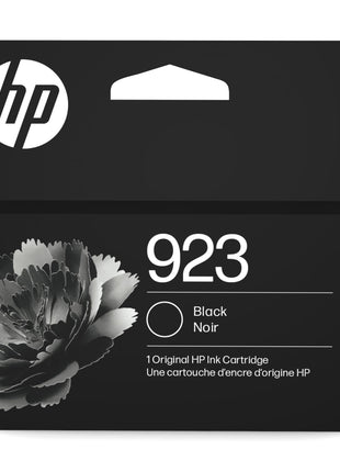 HP 923 Black Ink Cartridge | Works with OfficeJet 8120, Pro 8130 Series | 4K0T3LN