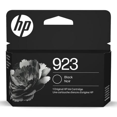 HP 923 Black Ink Cartridge | Works with OfficeJet 8120, Pro 8130 Series | 4K0T3LN
