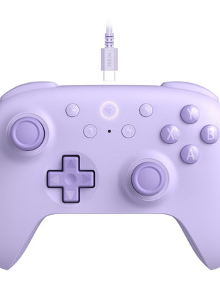 8BitDo Ultimate 2C Wired Controller for Windows PC and Android, with 1000Hz Polling Rate, Hall Effect Joysticks and Hall Triggers, and Remappable L4/R4 Bumpers (Purple)