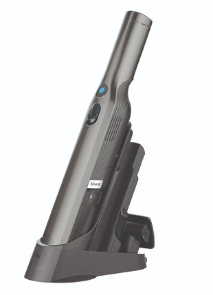 Shark WV201 WANDVAC Handheld Vacuum, Lightweight at 1.4 Pounds with Powerful Suction, Charging Dock, Single Touch Empty and Detachable Dust Cup,Graphite, Slate