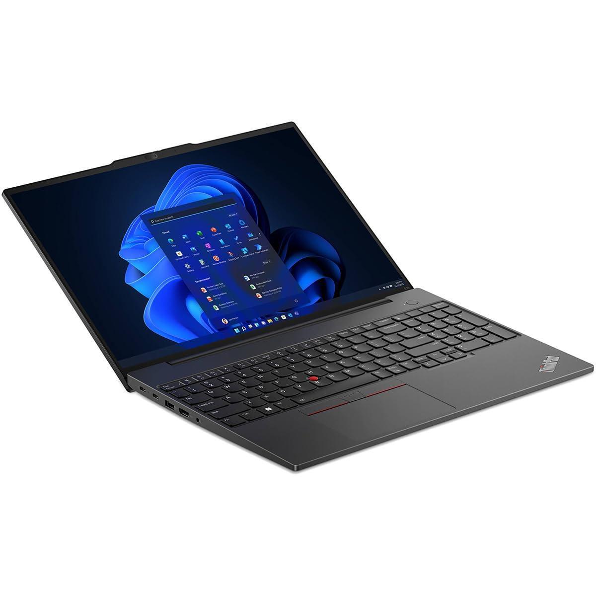 Lenovo ThinkPad E16 Gen 1 21JN0040US 16" Touchscreen Notebook - WUXGA - Intel Core i5 13th Gen i5-1335U - 16 GB - 512 GB SSD - English Keyboard - Graphite Black