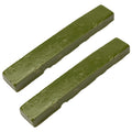 Green DOP Wax for Lapidary Cabochon Forming Cutting and Polishing Dopping Wax Sticks Stone Dopping Wax Lapidary DOP Wax (2 Pieces)
