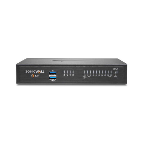 Sonicwall TZ470 Secure Upgrade Plus - 2YR Advanced Edition (02-SSC-6798) | TZ470 Network Security Appliance with 2 Year Advanced Protection Service Suite | Next-Generation Firewall