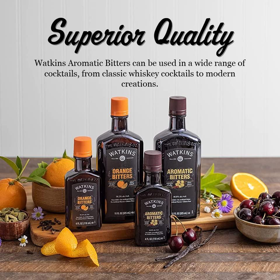 Watkins Aromatic Cocktail Bitters, 4 Oz.