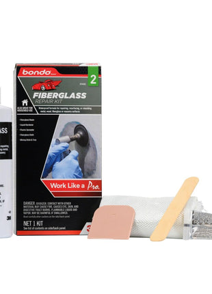 Bondo Fiberglass Resin Repair Kit, 00420, 0.45 Pint