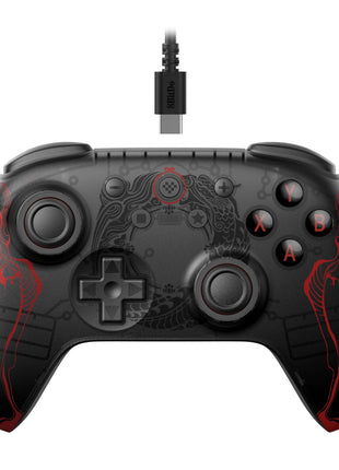 8BitDo Ultimate 2C Wired Controller for Windows PC and Android, with Hall Effect Joysticks and Hall Triggers, 1000Hz Polling Rate, and Remappable L4/R4 Bumpers - Black Myth: Wukong