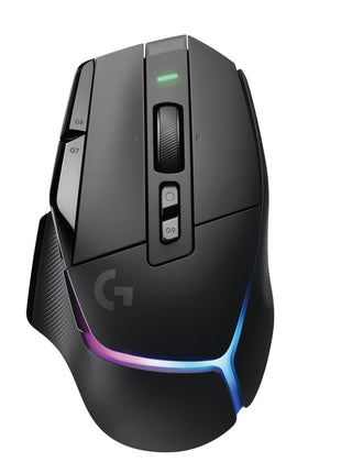 Logitech G502 X Plus Wireless Gaming Mouse: Optical Switches, LIGHTSYNC RGB, 13 Buttons, Infinite Scroll Toggle, <130 hr Battery Life, USB-C, PowerPlay Wireless Charging Capable, for PC/MacOS - Black
