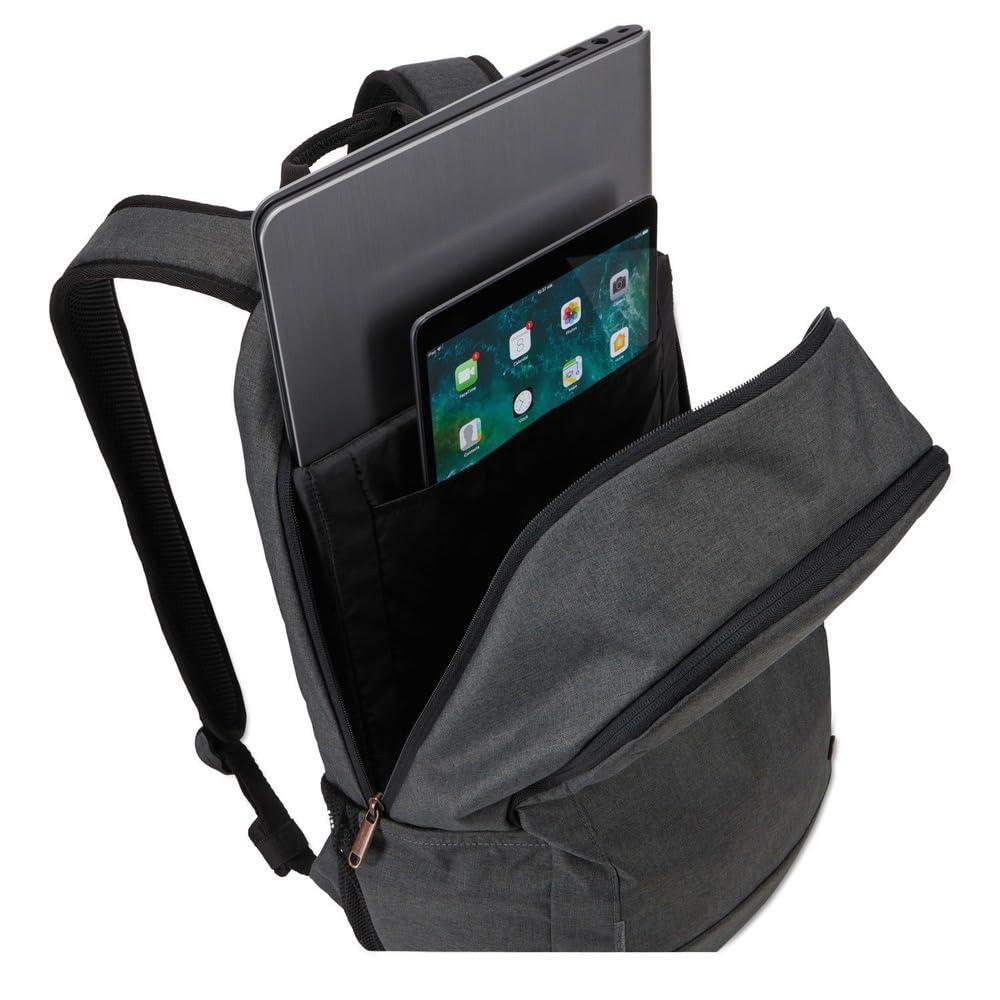 Case Logic Era Laptop Backpack, Fits Devices Up to 15.6", Polyester, 9.1 x 11 x 16.9, Gray