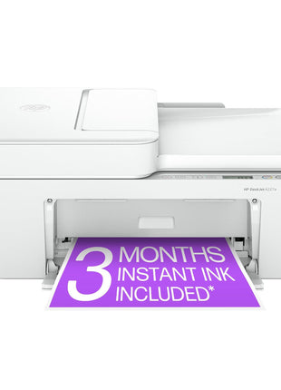 HP DeskJet 4227e Wireless All-in-One Color Inkjet Printer, Scanner, Copier, Best-for-Home, 3 Month Instant Ink Trial Included, AI-Enabled (6W7F0A)