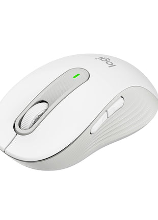 Logitech Wireless Mouse Signature M650 - Small to Medium Sized Hands, Right Handed, 2-Year Battery, Silent Clicks, Customizable Buttons, Bluetooth, PC/Mac/Chromebook - Off White