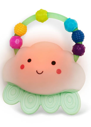B. toys ??Baby Light ??Up Cloud Rattle ??Rain ??Glow Squeeze ??Sensory Development & Comfort - Teething Rattle Toys for Babies 3+ Years Months