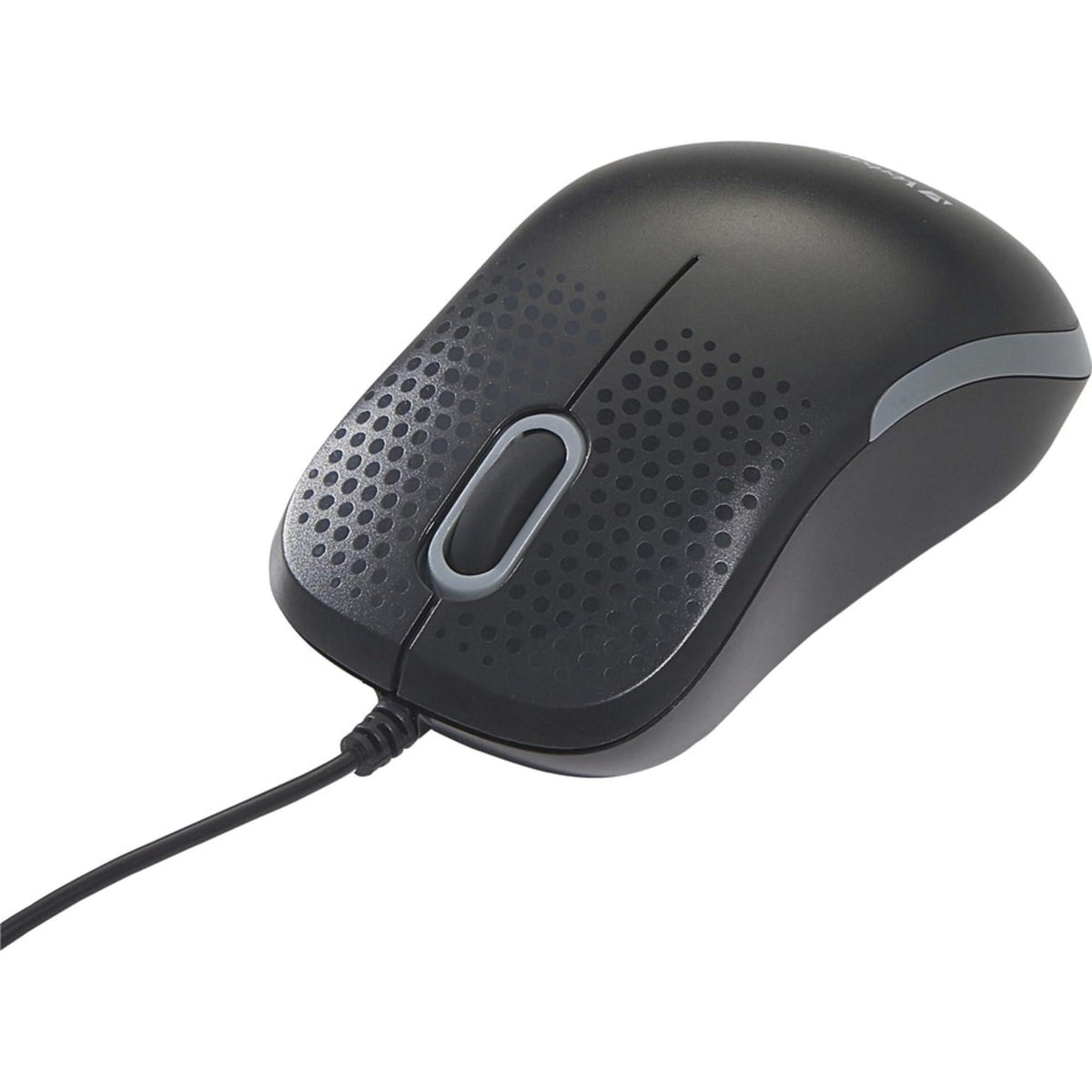 Verbatim USB Silent Corded Optical Mouse - Computer Wired Noiseless and Silent Click Mouse for Mac and PC - Black