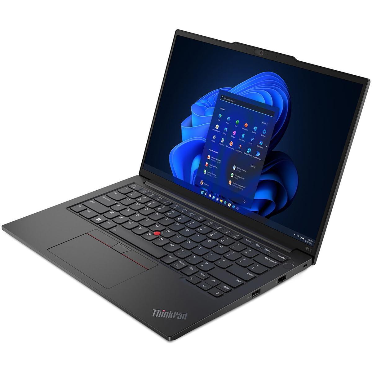 Lenovo ThinkPad E14 Gen 5 21JK0084US 14" Notebook - WUXGA - 1920 x 1200 - Intel Core i5 13th Gen i5-1335U Deca-core (10 Core) 1.30 GHz - 16 GB Total RAM - 8 GB On-Board Memory - 256 GB SSD - Graphite
