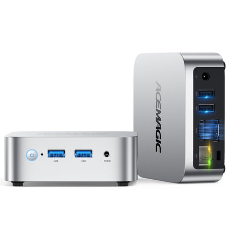 ACEMAGIC Mini PC Computers 11 Pro, Twin Lake N150 (Beat N97/N95) 16GB DDR4 RAM 256GB M.2 SSD up to 3.6 GHz, Small PC Desktop Computers Support Dual 4K, WiFi, BT, Ethernet, Micro PC for Business Home