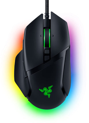 Razer Basilisk V3 Customizable RGB Wired Ergonomic Gaming Mouse, Black | Fastest Gaming Mouse Switch, Chroma RGB Lighting, 26K DPI Optical Sensor, 11 Programmable Buttons, HyperScroll Tilt Wheel