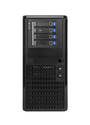 in-Win Case PE689.U3 Entry Pedestal ATX Mid Tower 4/1/(5) Bays USB 3.0 Audio Black No Power Supply Audio