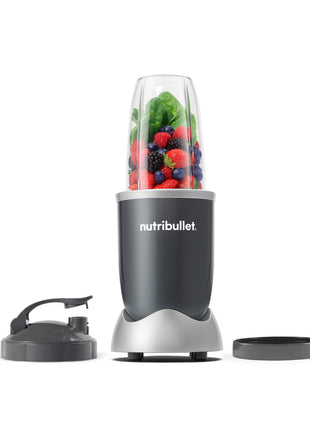 nutribullet Personal Blender, Shakes, Smoothies, Food Prep, and Frozen Blending, 24 Ounces, 600 Watt, Gray, NBR 0601WM
