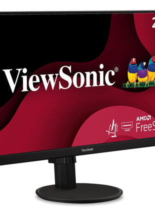 ViewSonic VA2447-MHJ 24 Inch Full HD 1080p Monitor with Advanced Ergonomics, FreeSync, 100Hz, Ultra-Thin Bezel, Eye Care, HDMI, VGA Inputs for Home and Office