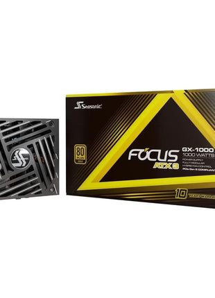 SEASONIC Focus V4 GX-750-750W - 80+ Gold - Full-Modular - ATX Form Factor - Premium Japanese Capacitor - 10 Year Warranty - Nvidia RTX 30/40 Super & AMD GPU Compatible (Ref. SRP-FGX751-A5A32SF)