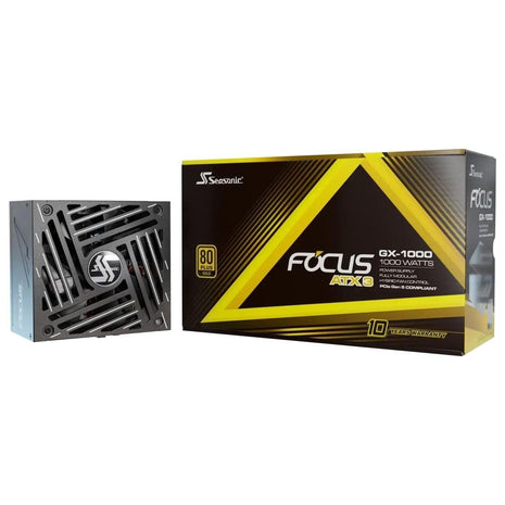 SEASONIC Focus V4 GX-750-750W - 80+ Gold - Full-Modular - ATX Form Factor - Premium Japanese Capacitor - 10 Year Warranty - Nvidia RTX 30/40 Super & AMD GPU Compatible (Ref. SRP-FGX751-A5A32SF)