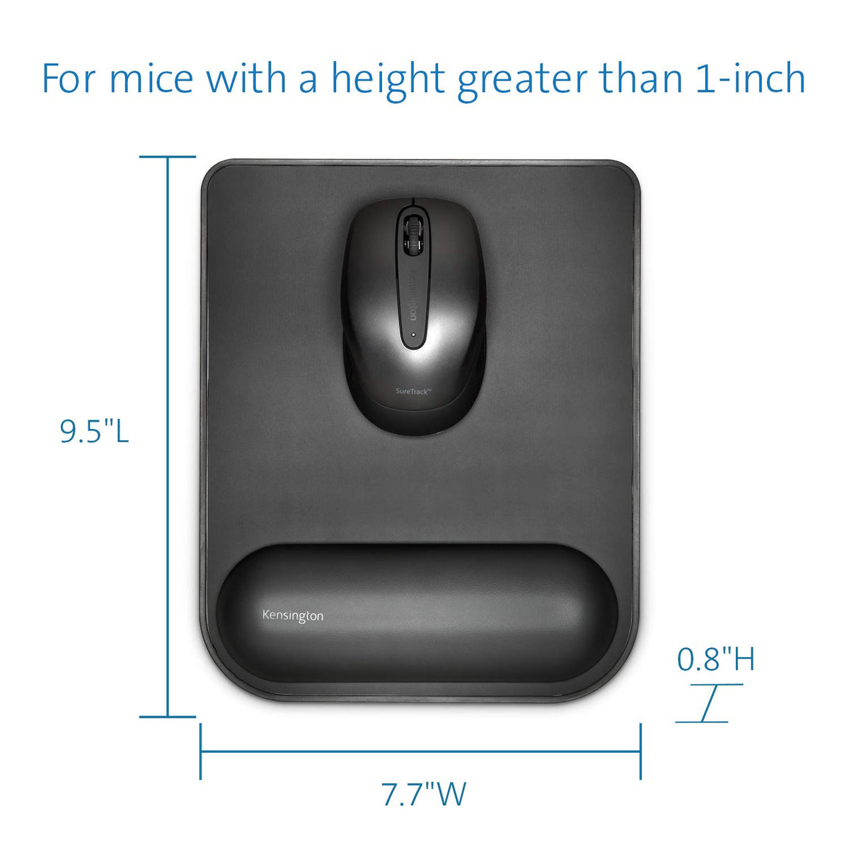 Kensington Ergonomic Mouse Pad (K55888WW),Black