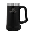 Stanley Stay-Chill Beer Stein 24 oz | Heavy Duty Big Grip Handle | Beer Tumbler Drink Cup, Holds 2 Cans | Insulated Stainless Steel Party Mug | BPA-Free | Matte Black
