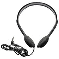 Maxell 199845 6ft Cord Adjustable Headband Wired Headphones with Microphone, Black Sound, Comfortable Fit, and Clear Audio for Calls and Music