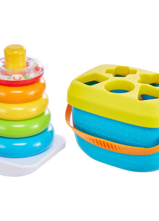 Fisher-Price Baby's First Blocks & Rock-a-Stack Toy Set