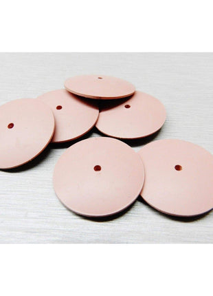 Silicone Polishing Wheels Knife Edge Pink Extra Fine Jewelry EVE Germany Pack 6