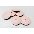 Silicone Polishing Wheels Knife Edge Pink Extra Fine Jewelry EVE Germany Pack 6