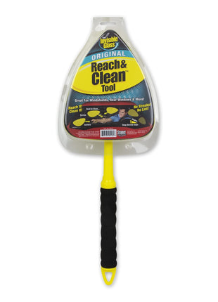 Invisible Glass 95161 Reach and Clean Tool (1-Piece) - Window Wand Glass Cleaning Tool for Windshields, Cleaner for Auto Glass, Hard-to-Reach Places