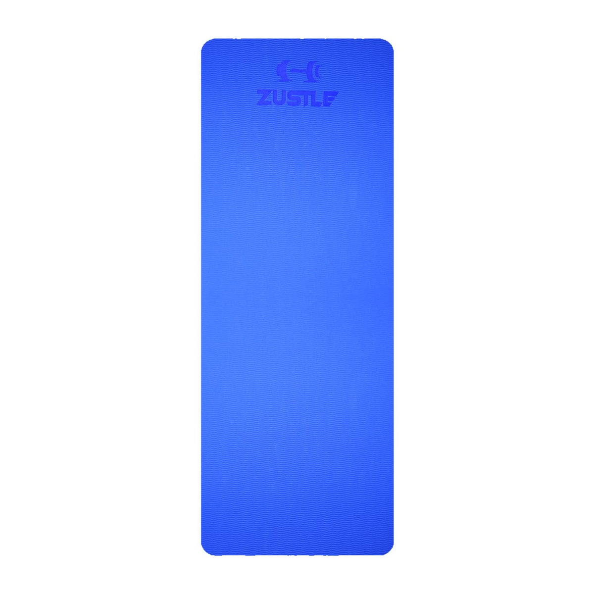 ZUSTLE 10MM Extra Thick Yoga Mat for Men and Women with Anti-Slip, Light Weight, Extra Large Made by EVA Quality for Gym Workout, Yoga Fitness, Pilates, and Meditation - Unisex (Blue)