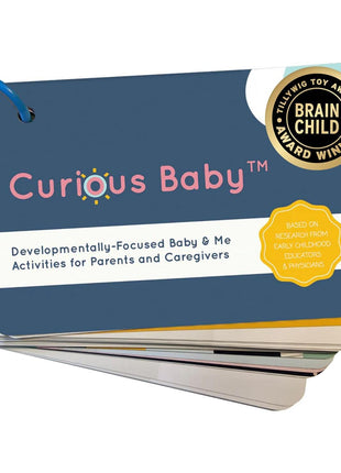 Curious BabyTM Award Winning 40+ Activities for Baby & Me (0-12 Months) | Developmentally-Focused and Stimulating Creative Playtime Ideas for Baby & Me | Includes Black/White High-Contrast Cards