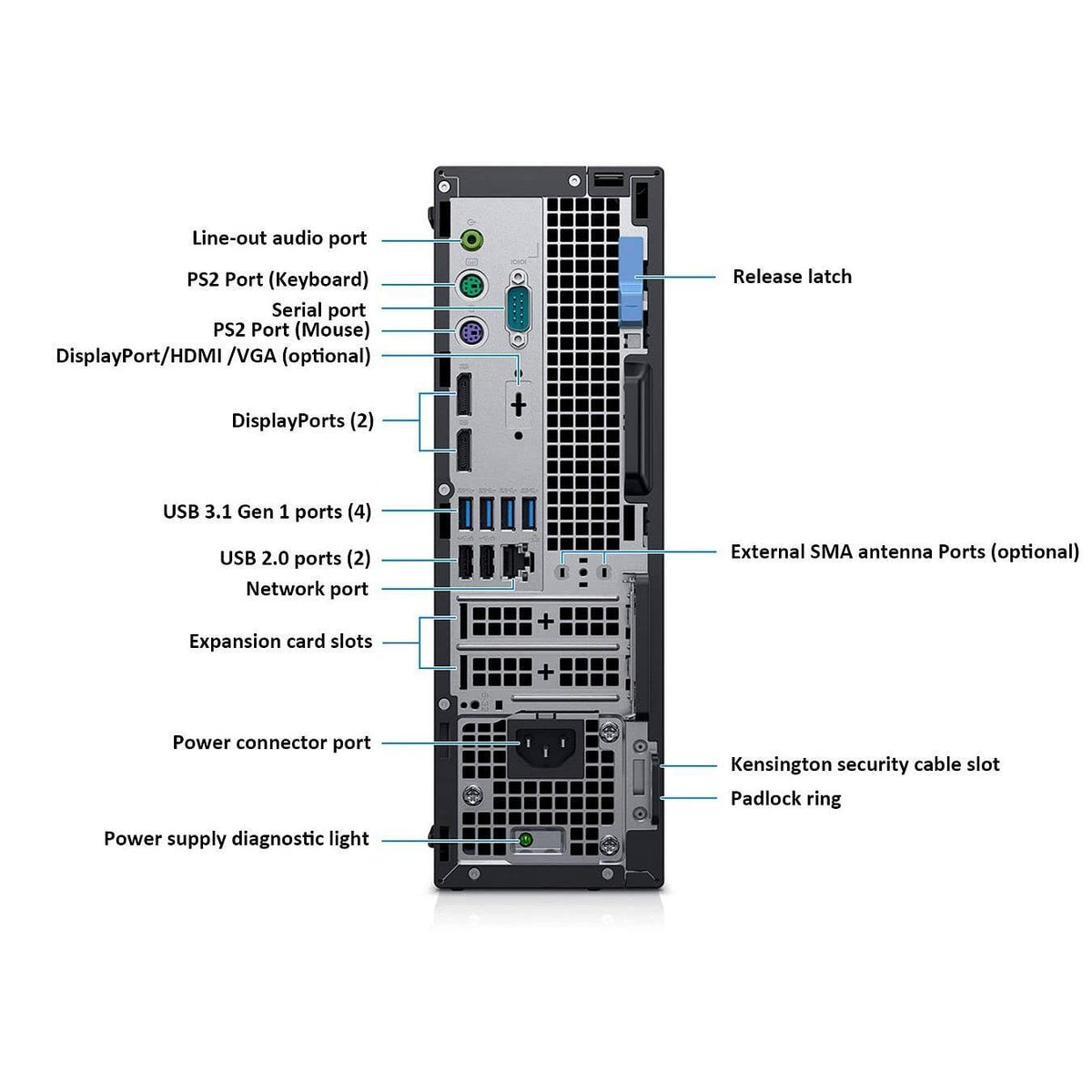 Dell OptiPlex 7070 SFF Desktop Computer PC, Intel 8 Core i7-9700 3.0GHz up to 4.70GHz,32GB DDR4 Ram New 1TB NVMe M.2 SSD,AX210 Built-in WiFi 6E,Windows 11 Pro, Wireless Keyboard & Mouse (Renewed)