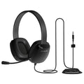 Cyber Acoustics Stereo PC Headset (AC-6008), 3.5mm Connection, Unidirectional Microphone with Flexible Boom for PC & Mac; Perfect for Classroom or Home
