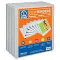 Samsill S88417 0.5 in. Economy Durable View Binder - White, Pack of 8