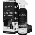 EVEO® Screen Cleaner Spray Kit (Streak-Free) TV Screen Cleaner for Smart TV, LCD, LED, OLED | Computer Screen Cleaner Spray and Wipe Microfiber Cloth - TV, Monitor, Laptop, iPad, Car - 6.7oz 1 Pack