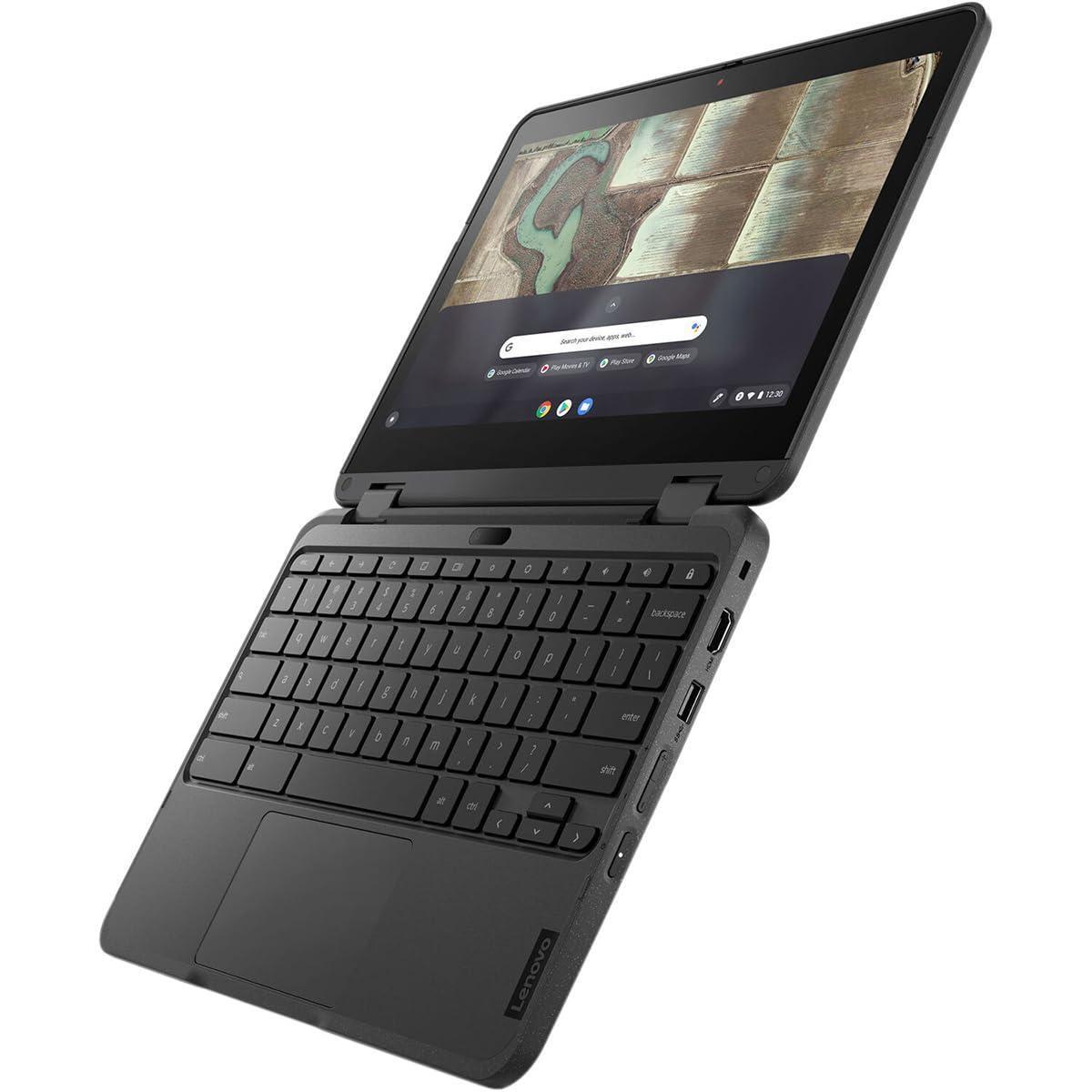 Lenovo 500e Chromebook Gen 3 82JB003XUS 11.6" Touchscreen Convertible 2 in 1 Chromebook - HD - 1366 x 768 - Intel Celeron N4500 Dual-core (2 Core) 1.10 GHz - 4 GB Total RAM - 4 GB On-Board Memory -