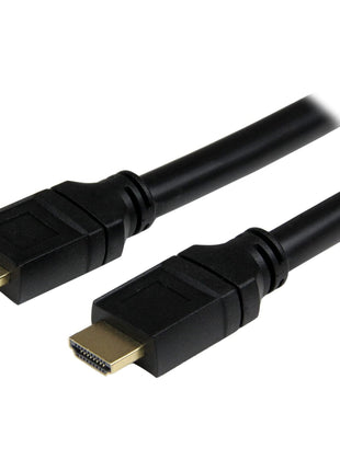 StarTech.com 50ft Plenum Rated HDMI Cable, 4K High Speed Long HDMI Cord w/ Ethernet, 4K30 UHD, 10.2 Gbps, HDCP 1.4, In Wall Plenum HDMI 1.4 Display Cable, HDMI to HDMI Computer to TV Cable (HDPMM50)