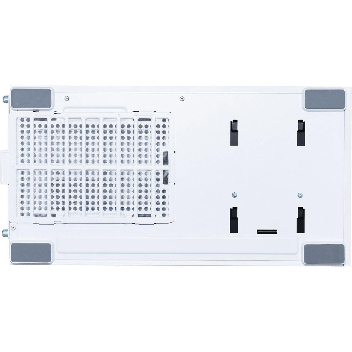 Lian Li SUP01 RGB Tempered Glass ATX Small Tower Computer Case, White