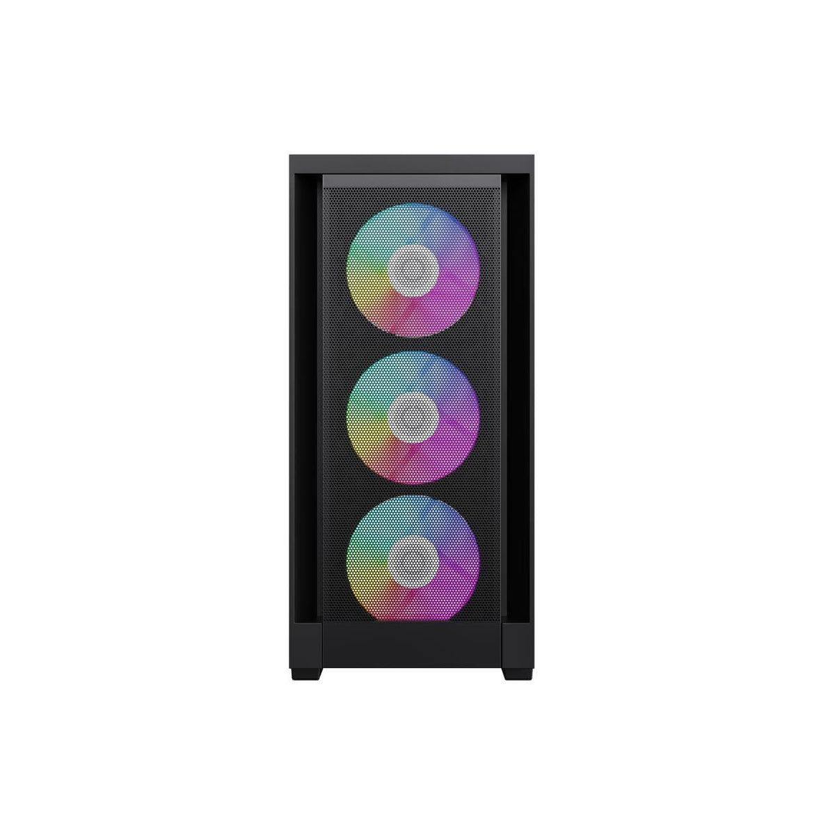 GameMax Defender Mesh Micro-ATX Gaming PC Case Pre-Installed 4X ARGB Fan