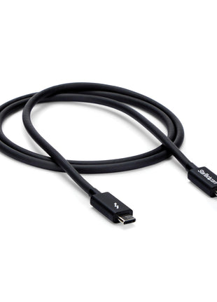 StarTech.com 1m (3.3ft) Passive Thunderbolt 3 Cable, 20Gbps, 100W PD, 4K Video, Thunderbolt Cable, Compatible with USB4/DP Alt Mode, Thunderbolt 4, USB 3.2/Type-C (TBLT3MM1M)