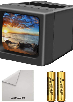 LED Lighted Illuminated 35mm Slide Viewer(2AA Batteries Included)