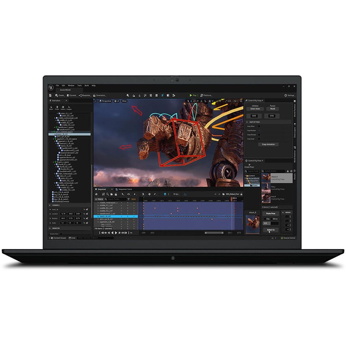Lenovo ThinkPad P1 Gen 6 21FV001BUS 16" Mobile Workstation - WQXGA - 2560 x 1600 - Intel Core i7 13th Gen i7-13700H Tetradeca-core (14 Core) 2.40 GHz - 32 GB Total RAM - 1 TB SSD - Black Paint