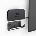 Monzlteck Wall Mount Bracket for Switch 2 Dock, Left Side TV Mount, Metal Construction, Space-Saving Design