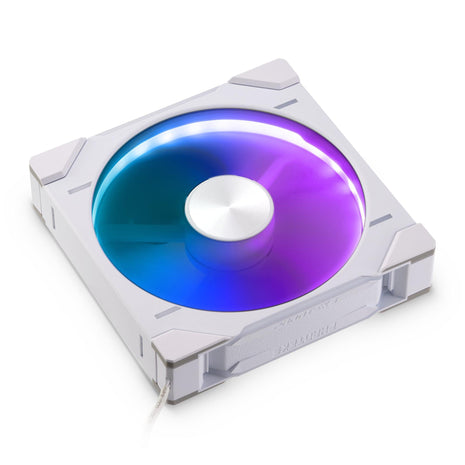 Phanteks (PH-F140D30R_DRGB_PWM_WT01) D30-140 DRGB PWM Fan, Reverse Airflow Model, Premium D-RGB Performance Fan, ARGB/DRGB Lighting, Daisy-Chain Fan Linking System (White)