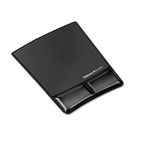 Fellowes® MICROBAN® Gel Mouse Pad Wrist Support - Black (9182301)