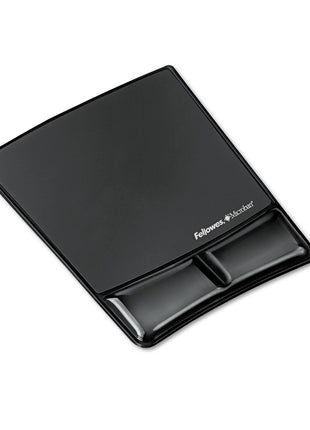Gel Wrist Support w/Attached Mouse Pad, Black